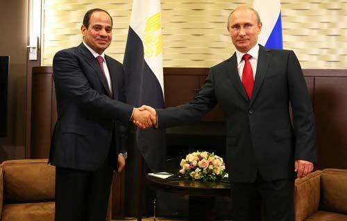 President Putin in Cairo