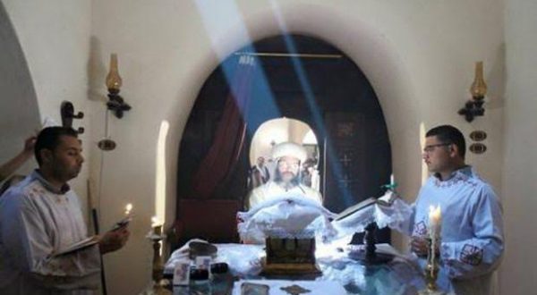 On Feast of Holy Virgin: Sun aligns on altar consecrated to her