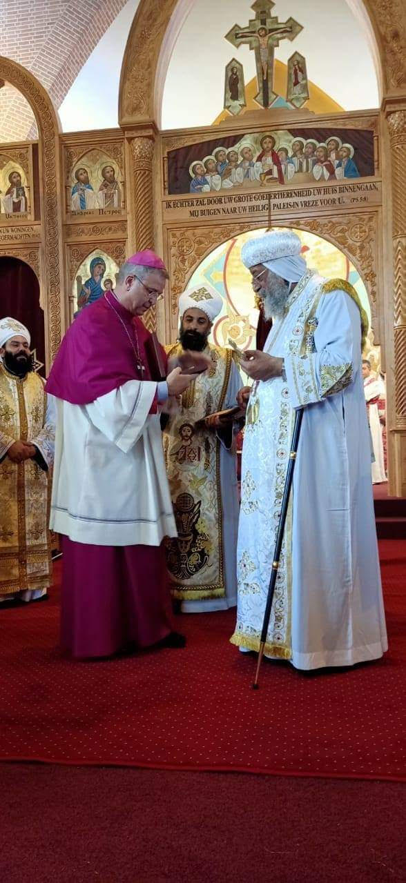 Pope Tawadros meets President Macron, concludes visit to France and Belgium