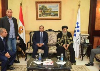 Pope Tawadros visits Anba Shenouda Monastery and Sohag Museum