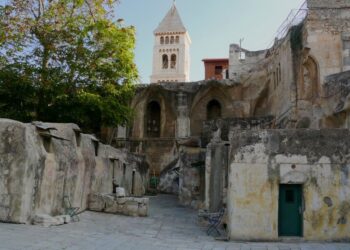 Ethiopian flag illegally flown at Coptic monastery