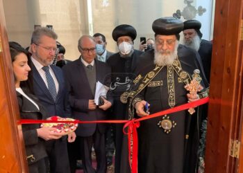 Pope Tawadros II Inaugurates an Exhibition of bronze icons in Egypt