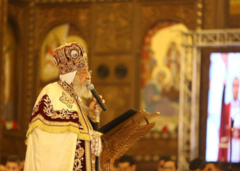 Pope Tawadros reassures congregation about his health, thanks President Sisi