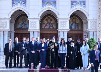 Hungarian President received by Pope Tawadros