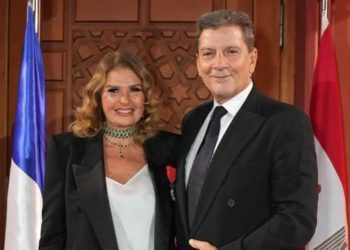 Egyptian star Youssra decorated by France