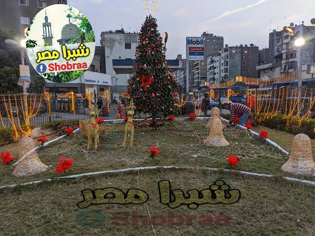 Christmas sparks up Cairo 