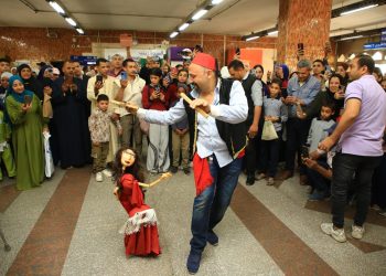 Music, puppets and public joy: Cairo metro stations embrace culture and performance