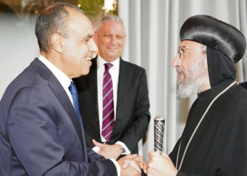 Foreign Minister meets Coptic Bishop of London