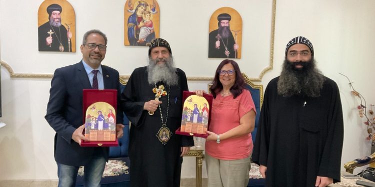 Watani talks to Anba Bigol, Bishop and Abbot of al-Muharraq Monastery of the Holy Virgin Mary