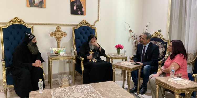 Watani talks to Anba Bigol, Bishop and Abbot of al-Muharraq Monastery of the Holy Virgin Mary